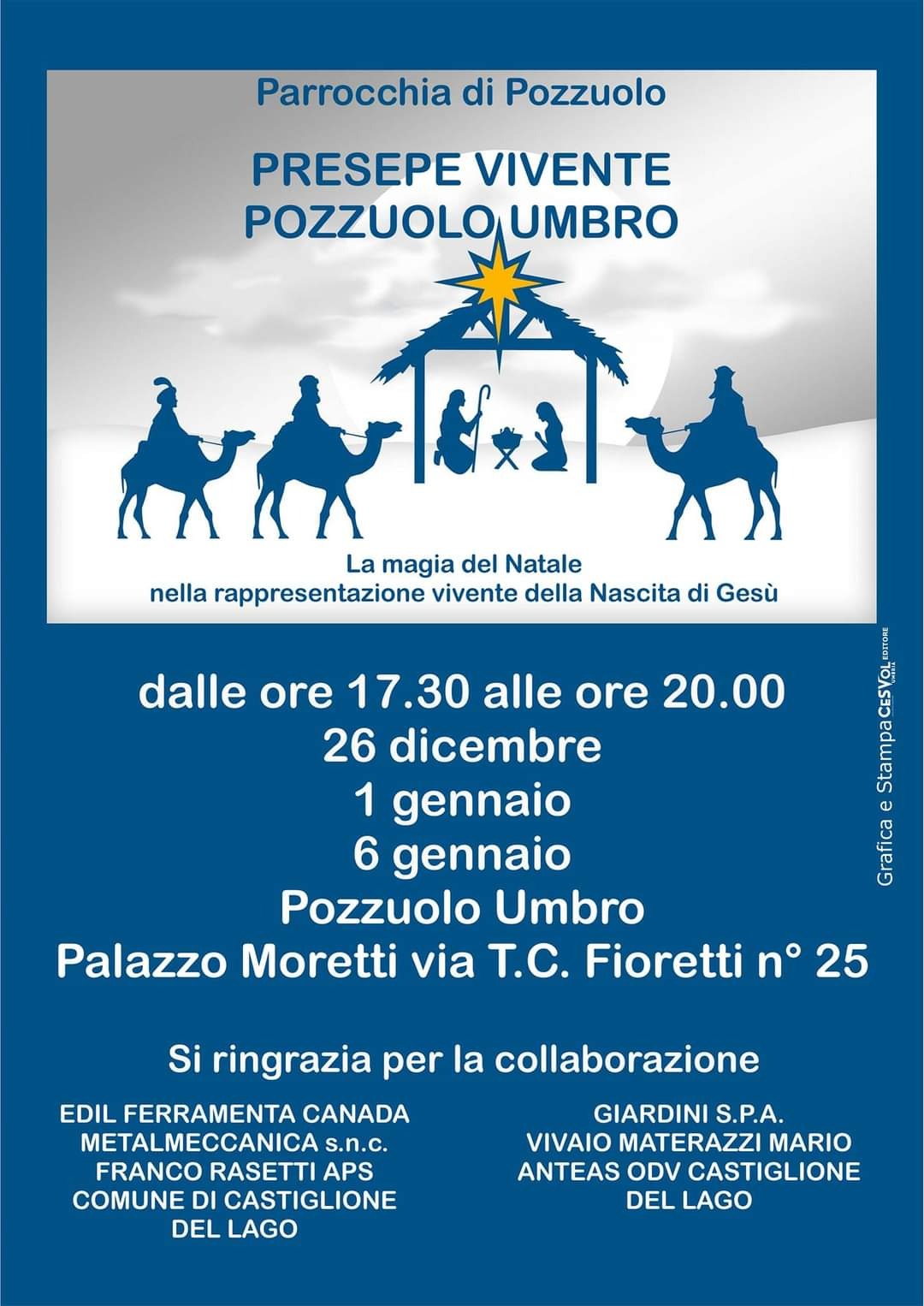 Presepe Vivente a Pozzuolo Umbri - AboutUmbria