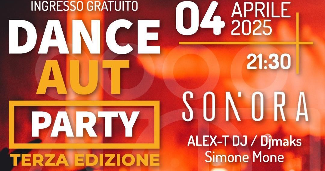 A Perugia torna il “Dance Aut Party”. Questa sera l’inclusione si fa ballando insieme