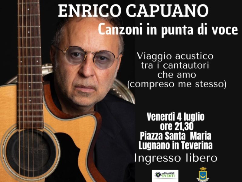 Enrico Capuano in concerto a Lugnano in Teverina