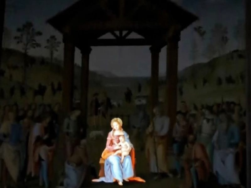 Città della Pieve, esperienza immersiva nel “Presepe dipinto più grande del mondo”