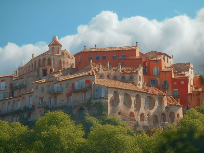 Allerona: come sarebbe il borgo immaginato da Antoni Gaudí